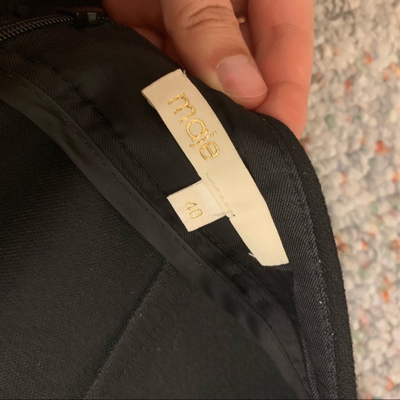 MAJE Inala Ruffle Trim Shorts - Picture 7 of 8